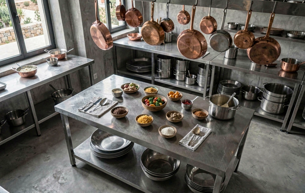 Εσωτερική άποψη κουζίνας